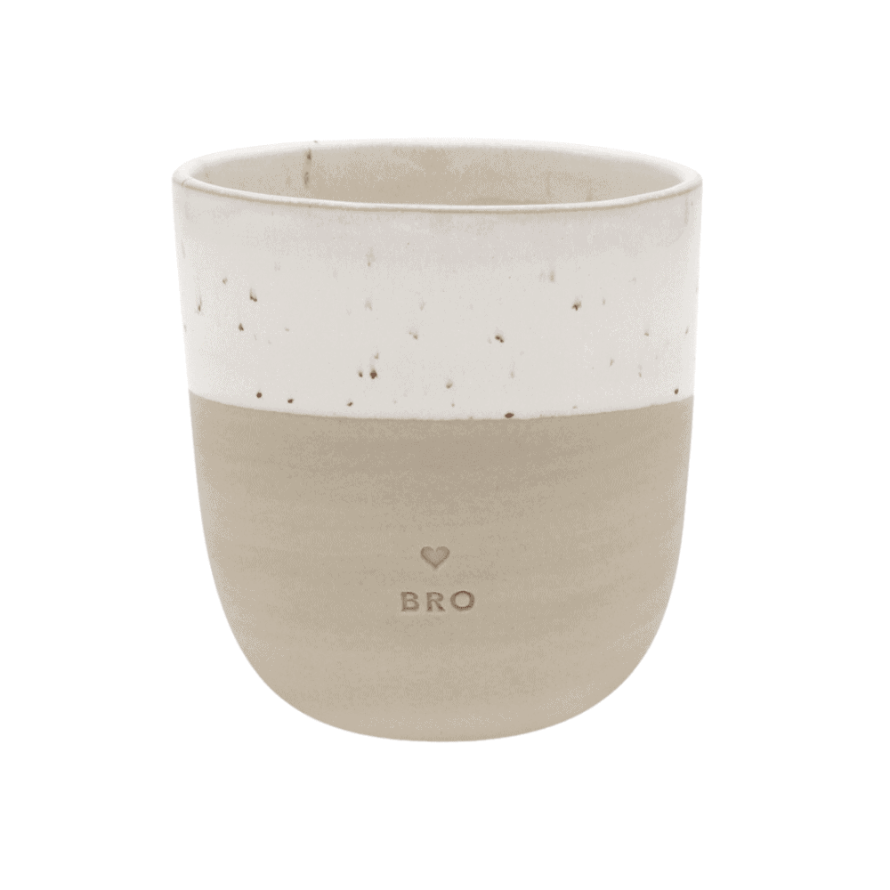 eulenschnitt becher "bro"