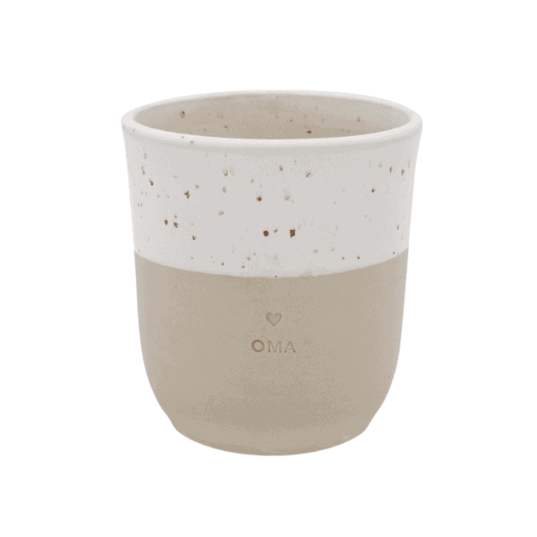 eulenschnitt becher "oma"