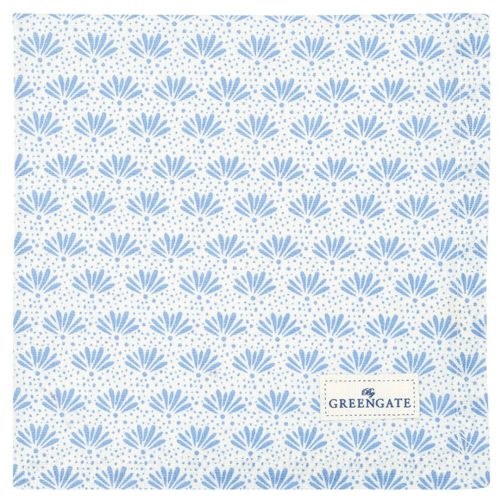 greengate stoffserviette ‘resa’ pale blue