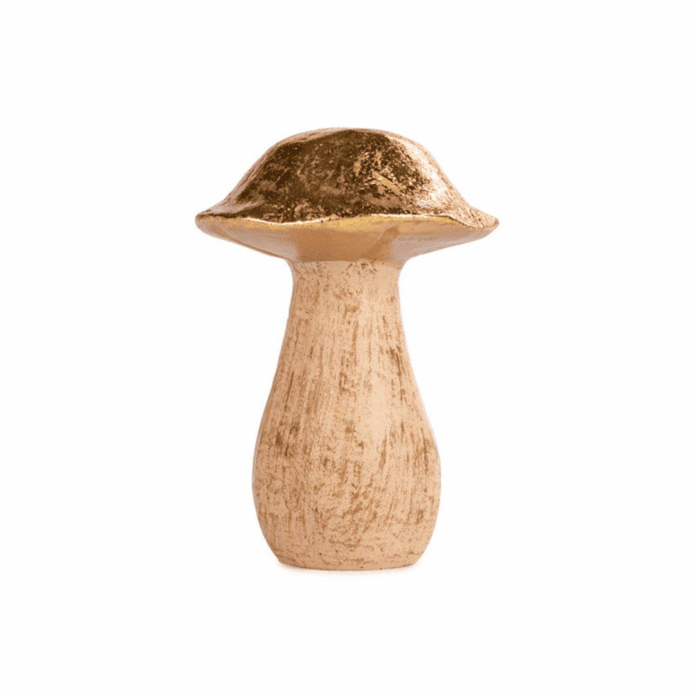 baden dekoration holzpilz, 14 cm
