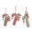 goodwill christbaumanhänger "candy cane gingerbread", 3 farben - braun