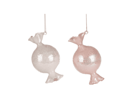goodwill christbaumanhänger "crush candy", 2 farben - weiß