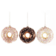 goodwill christbaumanhänger "sprinkle donut", 3 farben - nude