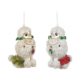 goodwill christbaumanhänger "xmas poodle", 2 farben - grün