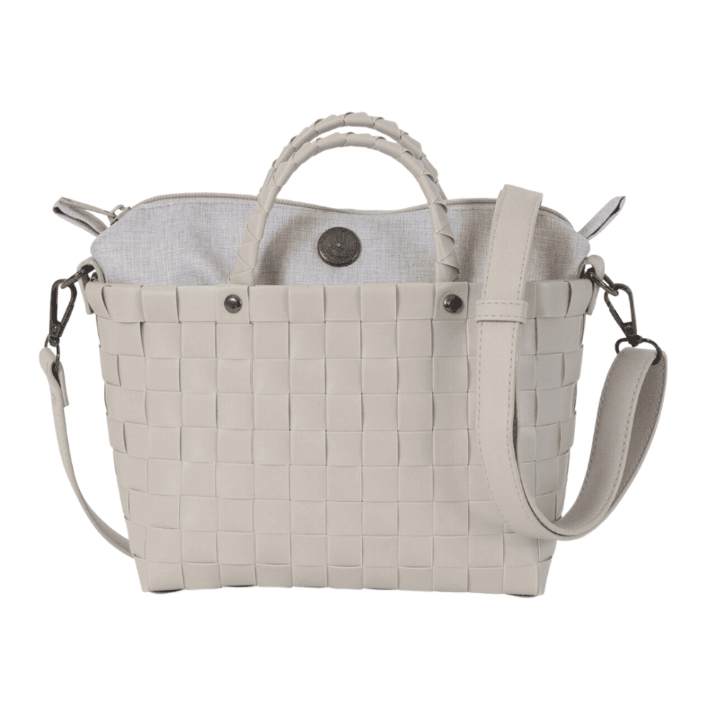 handed by, umhängetasche "dash", pale grey