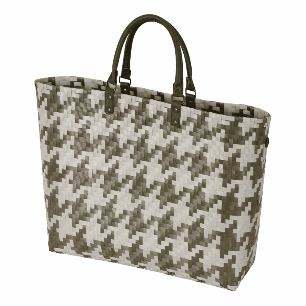 handed by flechtkorb "mayfair grand shopper", copper blush/champagne