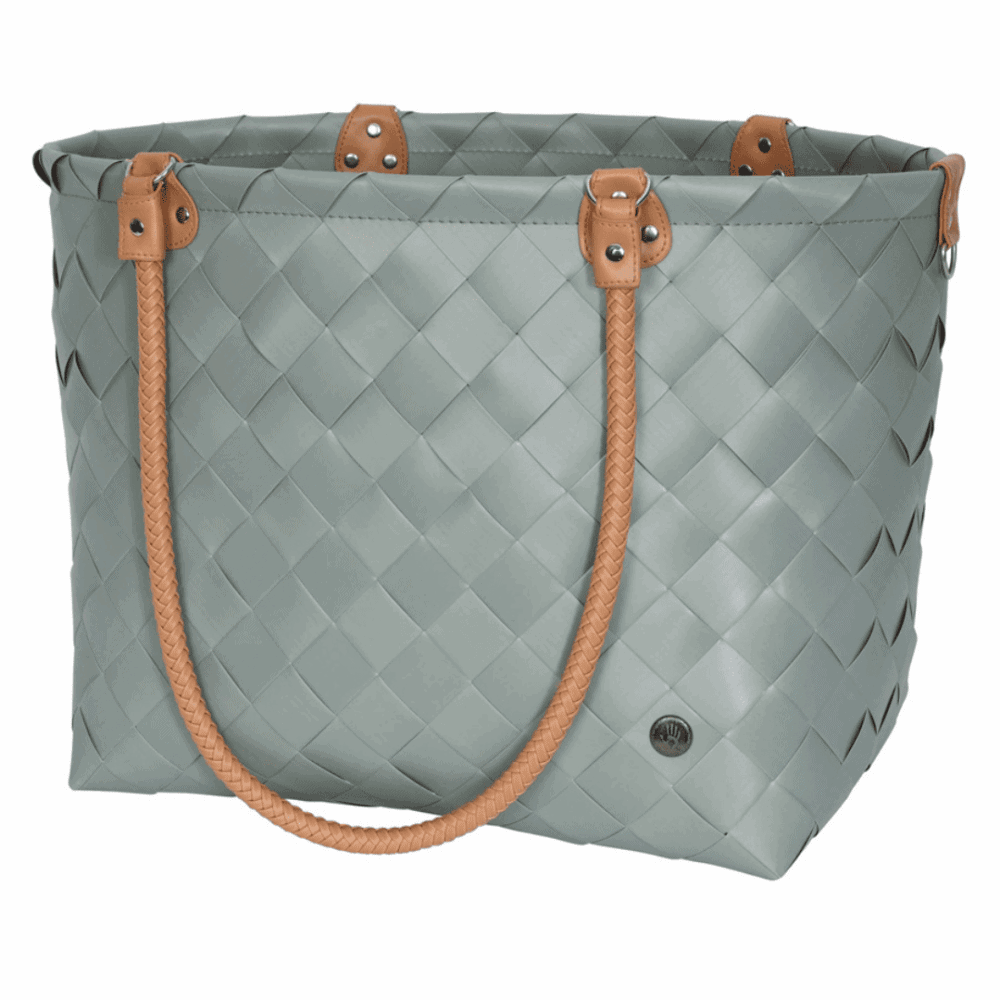 handed by flechtkorb "sainte-maxime shopper", sage green, xl