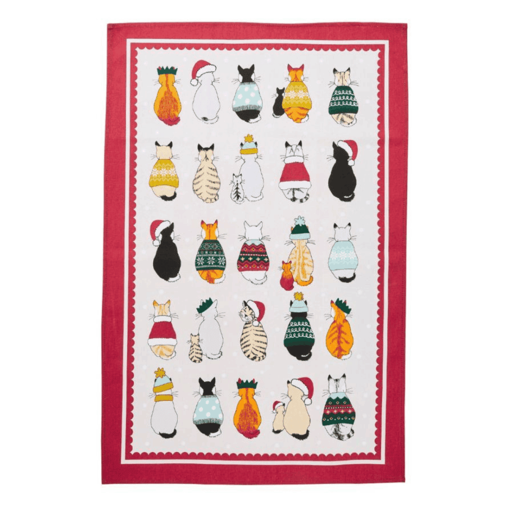 ulster weavers geschirrtuch "christmas cats"