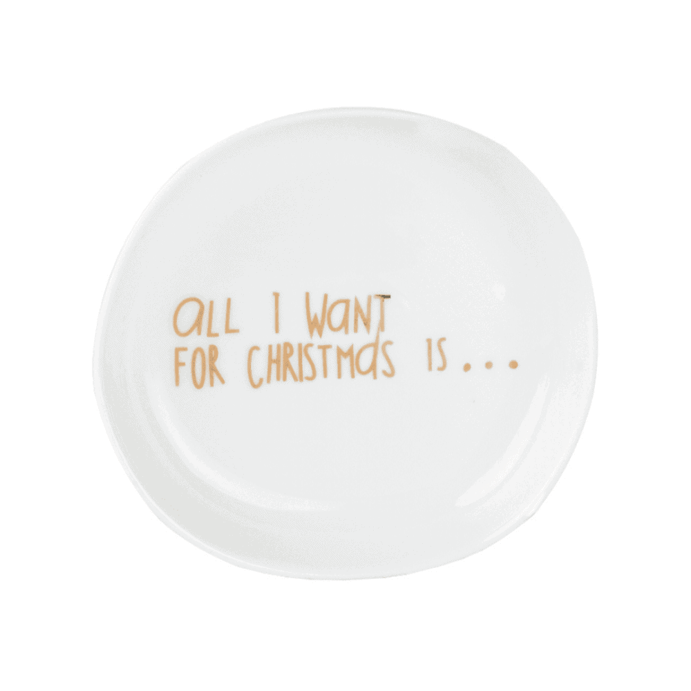 rÄder weihnachtsschälchen "all i want for christmas"