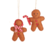 sass & belle christbaumanhänger "gingerbread", 2 motive