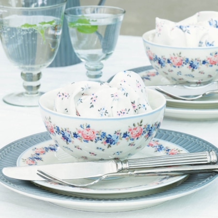 greengate stoffserviette mit spitze 'emely' petit white