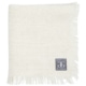 greengate leinenserviette mit fransen, off white