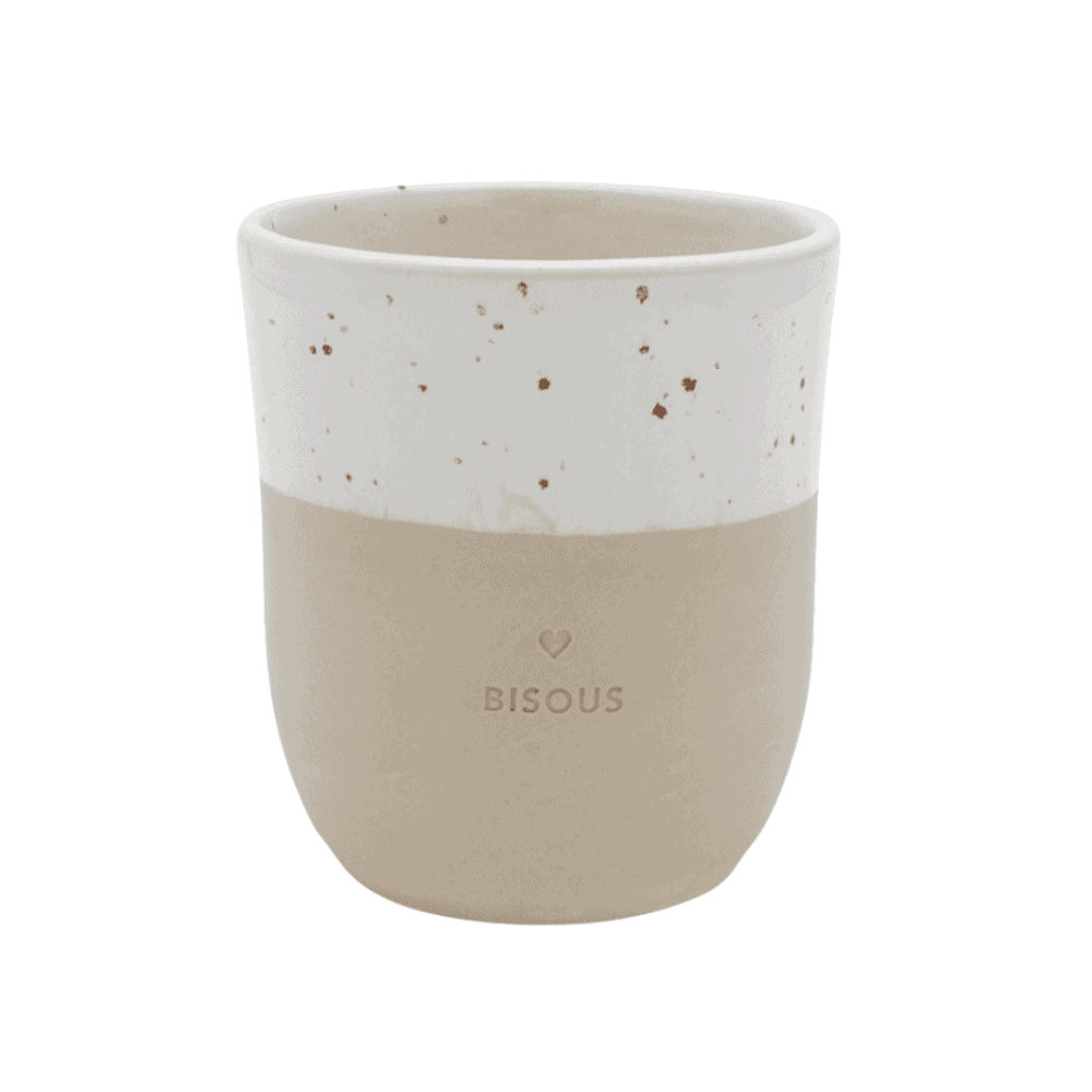 eulenschnitt becher "bisous"