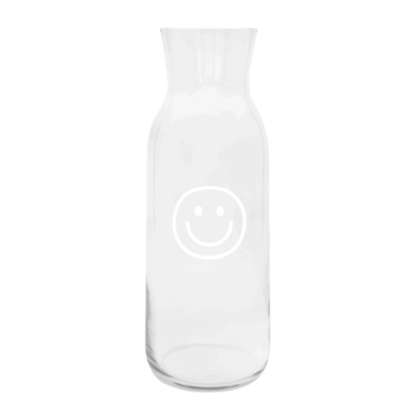 eulenschnitt karaffe "smiley"