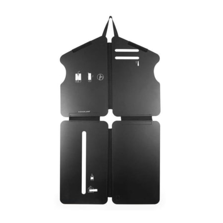 kikkerland anzug-faltmappe, schwarz