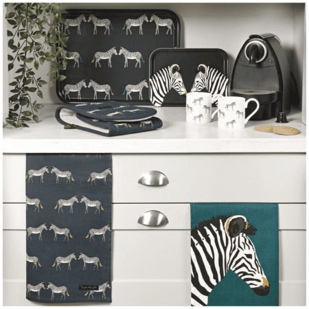 sophie allport tablett "zebra", klein