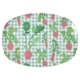 rice rechteckiger teller "radish" print, grün