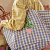 rice shopper "radish" print, lavendel