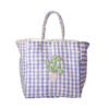 rice shopper "radish" print, lavendel