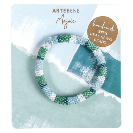 artebene armband "majoie, blau-grün
