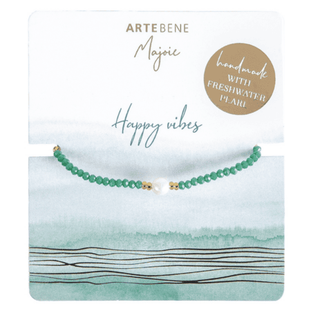 artebene armband "majoie, blau-grün