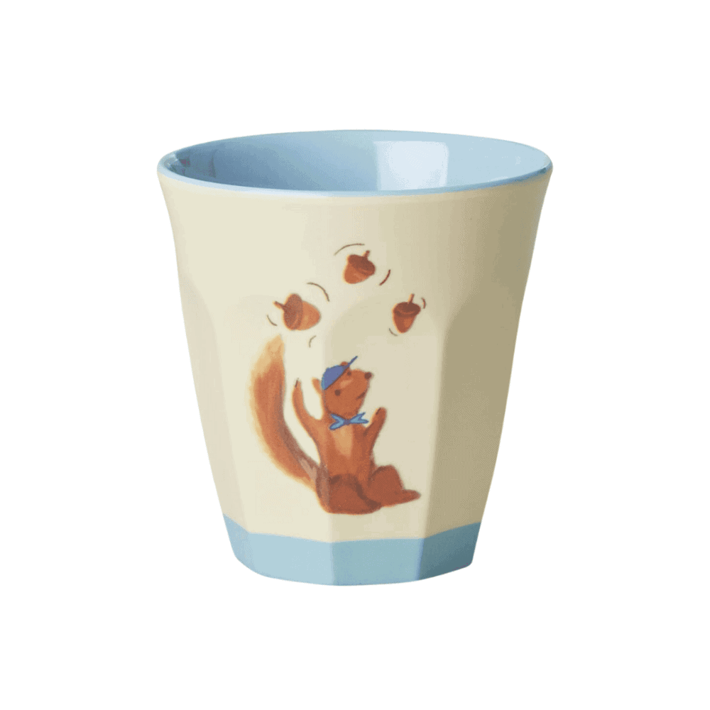 rice kinderbecher "happy forest print – acorn", blau (kopie)