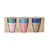 rice kinderbecher "happy forest print – dove", pink (kopie)