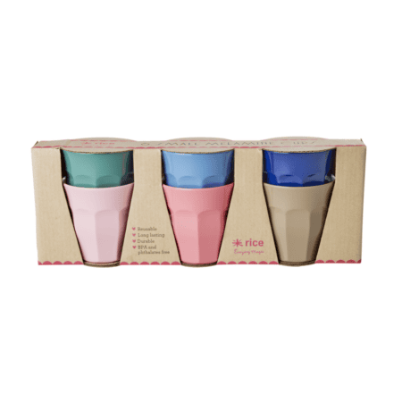 rice kinderbecher "happy forest print – dove", pink (kopie)