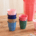 rice kinderbecher "happy forest print – dove", pink (kopie)