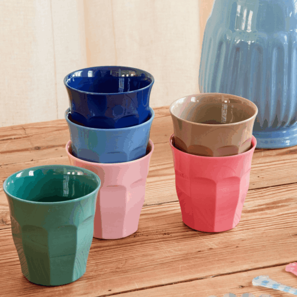 rice kinderbecher "happy forest print – dove", pink (kopie)