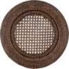 greengate untersetzer aus rattan, braun