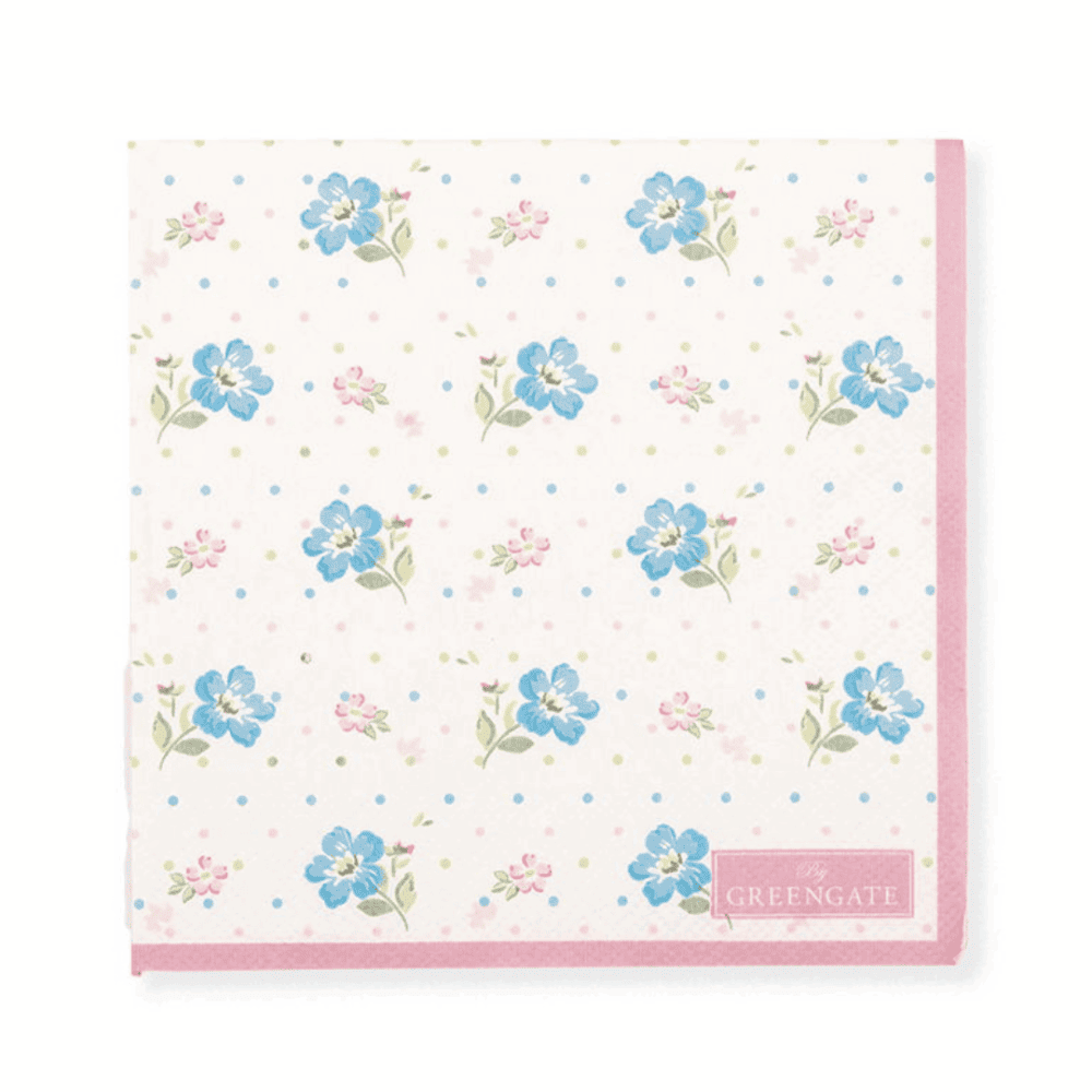 greengate stoffserviette mit spitze 'josefina' white (kopie)