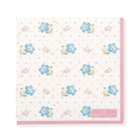 greengate stoffserviette mit spitze 'josefina' white (kopie)