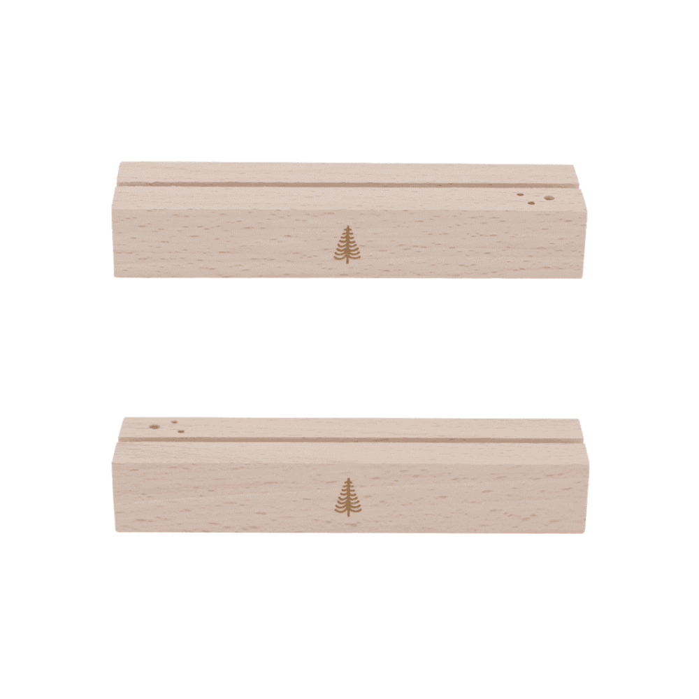 eulenschnitt blumen- und kartenständer “o tannenbaum" 2er set