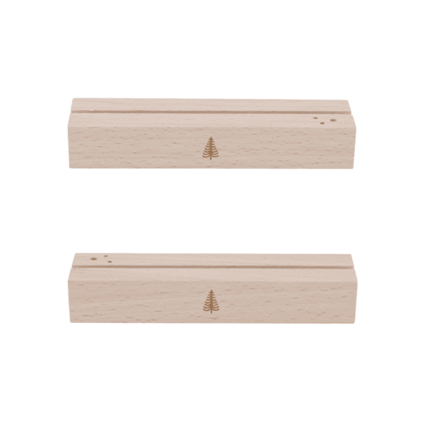 eulenschnitt blumen- und kartenständer “o tannenbaum" 2er set