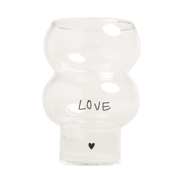 eulenschnitt hohes trinkglas "herzen" (kopie)