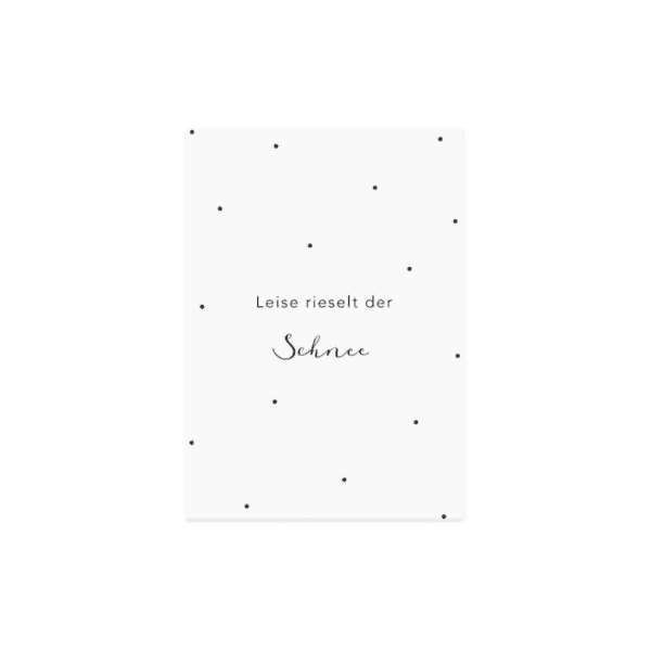 Leise rieselt der Schnee