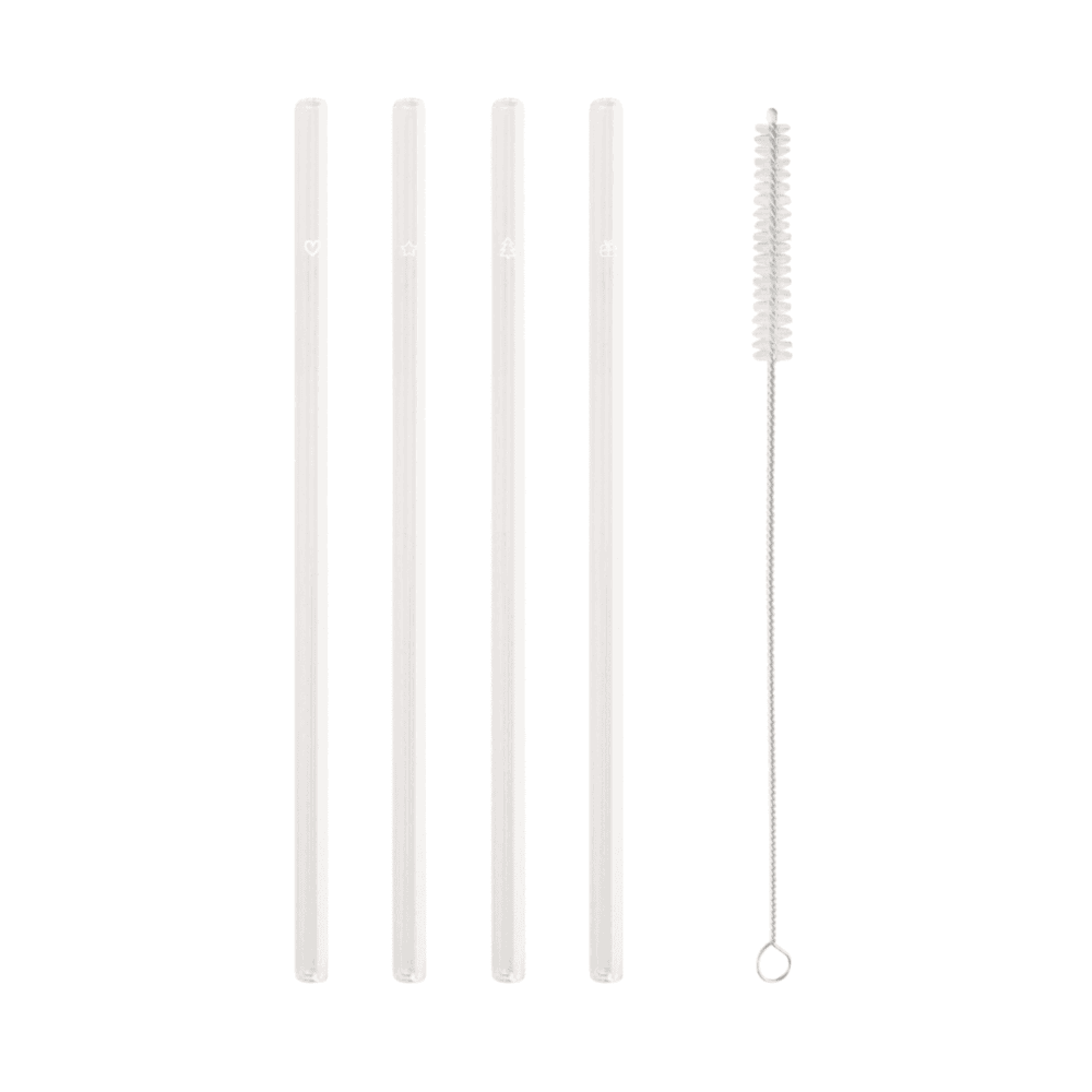 eulenschnitt glasstrohhalme "punkte" 4er set, 20 cm (kopie)