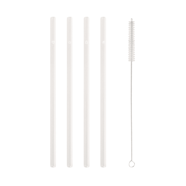 eulenschnitt glasstrohhalme "punkte" 4er set, 20 cm (kopie)