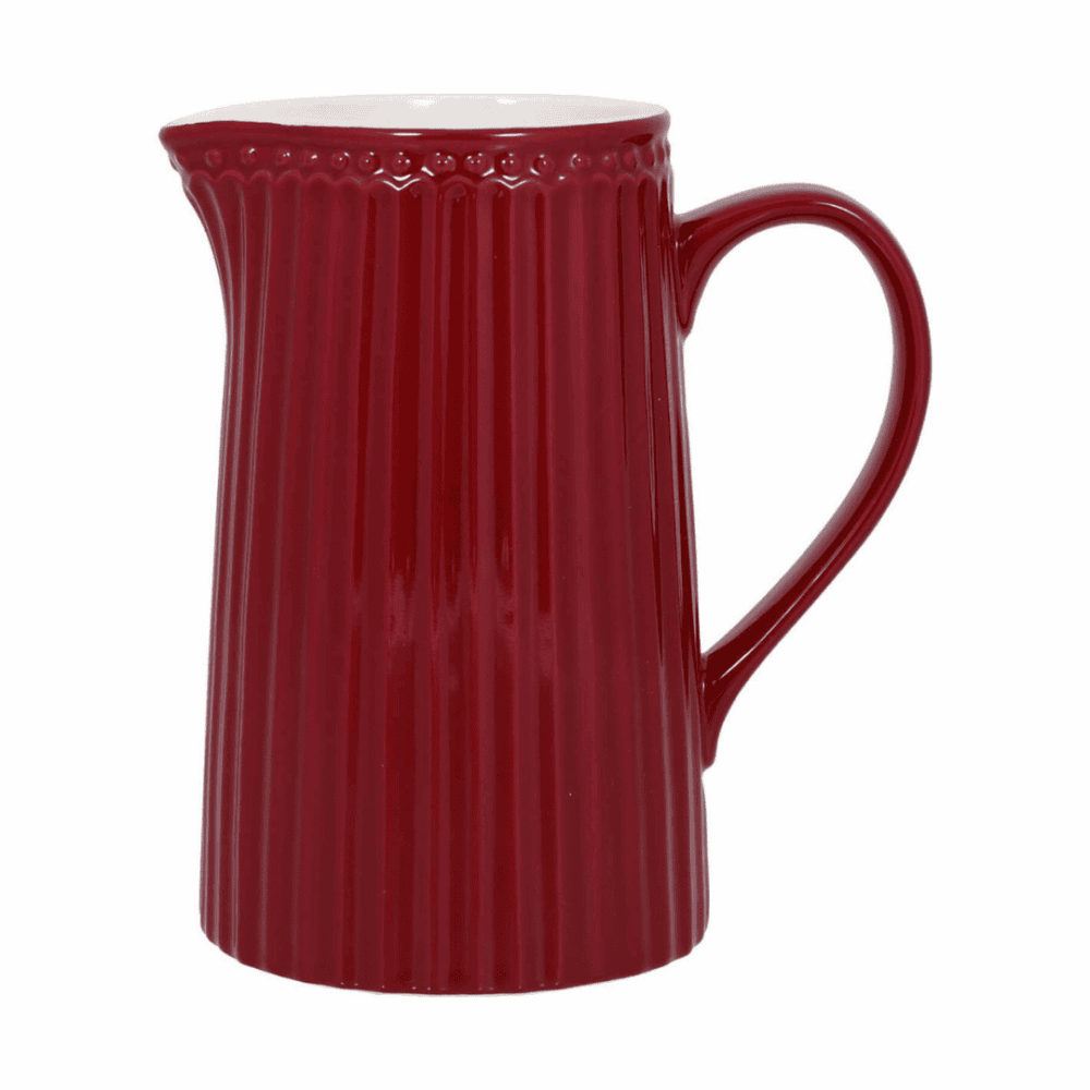 greengate tasse 'alice' latte cup claret red