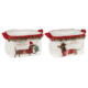 hoff interieur storage-korb "merry christmas", 2 motive