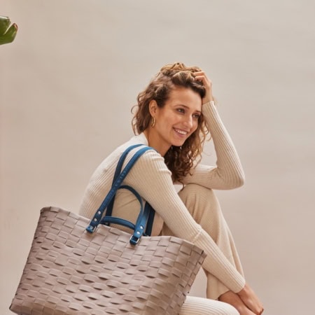 handed by flechtkorb go! shopper, ocean blue (kopie)