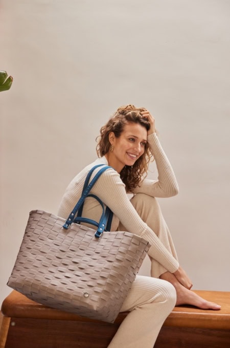 handed by flechtkorb go! shopper, ocean blue (kopie)