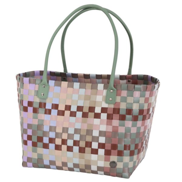 handed by flechtkorb paris shopper, lagoon blue