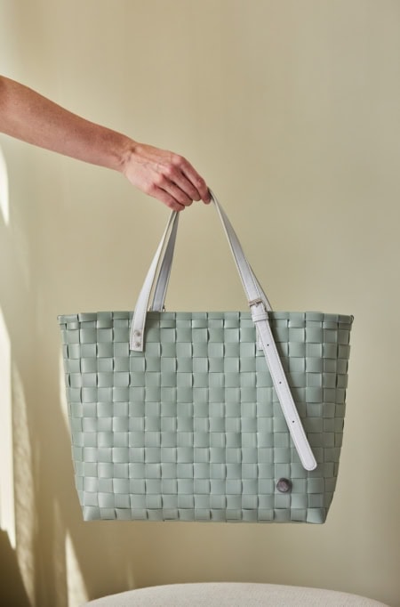 handed by flechtkorb mingle shopper, liver brown mix (kopie)