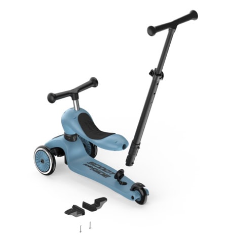 scoot and ride highway kick 1 "push and go", steel