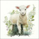 ambiente, papierservietten "cute easter rabbit", 33 cm (kopie)