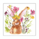 ambiente, papierservietten "carrots and hearts white", 25 cm (kopie)