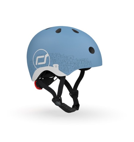 scoot and ride reflektierender babyhelm xxs – s, rose (kopie)