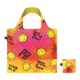 loqi faltbare einkaufstasche "smiley flowers", 3 farben
